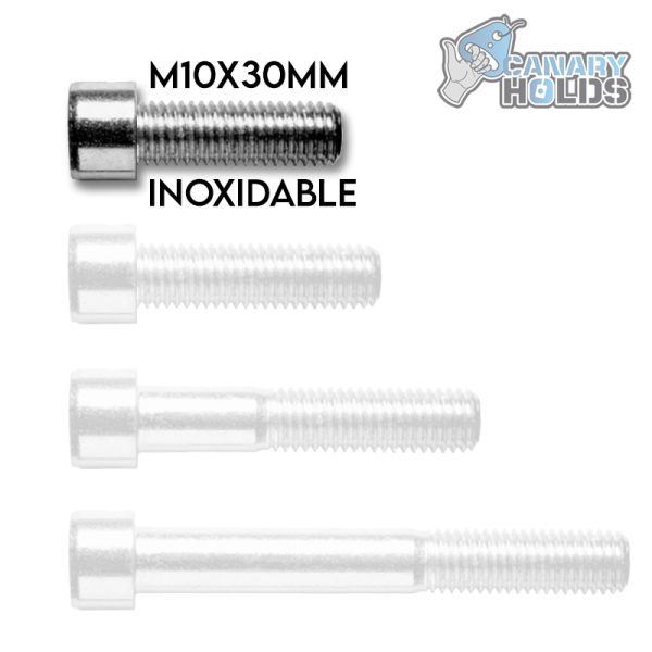 TORNILLO M10X30 MM INOXIDABLE - TORNILLERIA DE ESCALADA