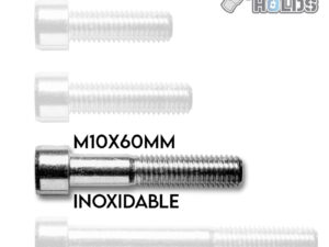 TORNILLO M10X60 MM INOXIDABLE - TORNILLERIA DE ESCALADA