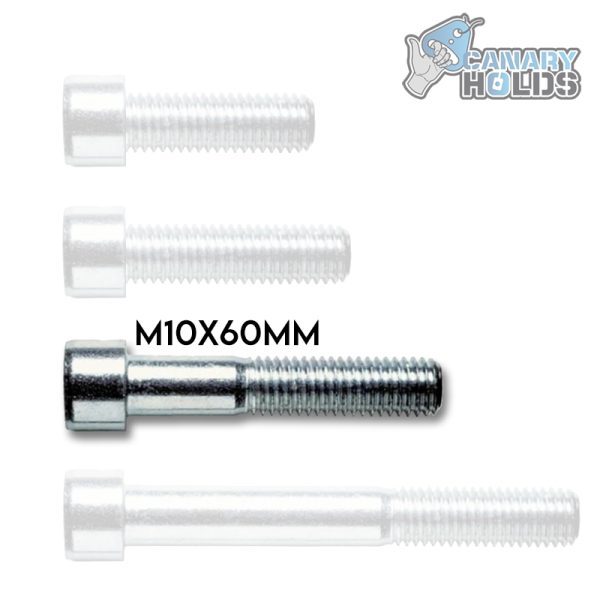 TORNILLO M10x60 MM CINCADO - TORNILLERIA DE ESCALADA